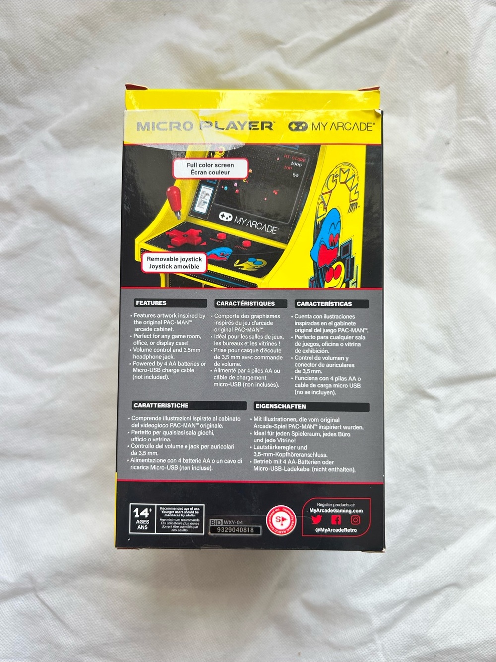 Arcade Pac-Man Mini Micro Player - Yellow - Picture 5 of 6